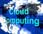 Cloud Computing Means Information Technology And Computer Stock Photo