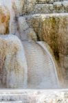 Mammoth Hot Springs Stock Photo