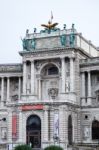 A View Of The Austrian National Library In Vienna Stock Photo