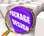 Package Design Packet Infers Designing Packages Or Containers Stock Photo