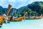 Phi-phi Island, Krabi, Thailand - November 11, 2016: Longtrail B Stock Photo