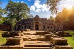 Angkor Wat Temple, Siem Reap In Cambodia Stock Photo