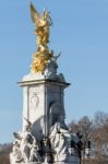 Victoria Memorial Outside Buckingham Palace Stock Photo