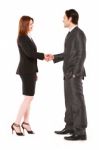 Business People Shaking Hands Stock Photo