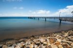 Amity Point Beach On Stradbroke Island, Queensland Stock Photo