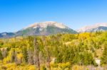 Rocky Mountains In Colorado Stock Photo