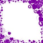 Copyspace Floral Means Mauve Blank And Flower Stock Photo