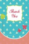 Thank You Card Stock Photo