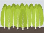 Tree Background Illustration Stock Photo