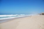 Beautiful Beach In Praia Del Rey Stock Photo