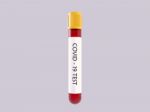 3d Illustration Of A Covid 19 Blood Sample Tube  Stock Photo