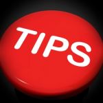 Tips Switch Shows Help Suggestions Or Instructions Stock Photo