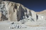 The Old Quarry Of Valle De Jere Stock Photo