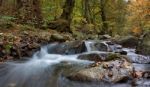 A Mountainous River Stock Photo