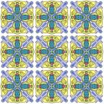 Tiled Bugs Stock Photo