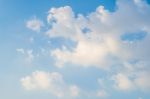 Cloud With Blue Sky Stock Photo