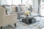 Blur Image Of Modern Living Room Stock Photo