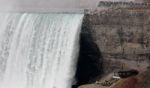 Two Viewpoints To The Amazing Niagara Falls Stock Photo