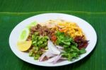 Thai Fried Rice Stock Photo