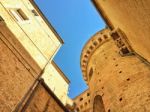 Medieval Tower In Italy Stock Photo