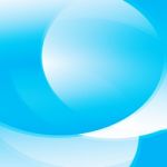 Blue Curved Abstract Background Stock Photo