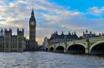 The Big Ben And Westminster Bridge In London Stock Photo