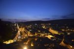 Top View Of The Town Of Scicli Stock Photo