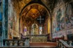 Monza, Italy/europe - October 28 : Interior View Of The Cathedra Stock Photo