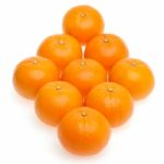 Oranges In Row Stock Photo