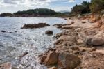 Mannena Beach In Sardinia Stock Photo