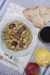 Typical Stew Of Fava Beans Stock Photo