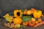 Fruit And Vegetables Yellow Stock Photo