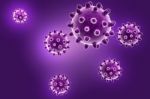 Virus 3d Image Stock Photo