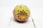 Opuntia Ficus-indica Cactus Fruit On A White Background Stock Photo