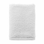 Folded Towel Isolated On White Stock Photo