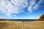 Spain Sky Cloud Beach  And In Lanzarote Stock Photo