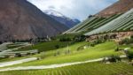 Elqui Valley, Andes Part Of Atacama Desert In The Coquimbo Regio Stock Photo