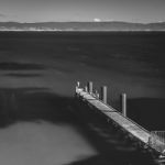 Freycinet Pier By Coles Bay In Tasmania Stock Photo