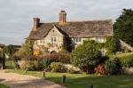 Desirable Detached House In Wisborough Green Sussex Stock Photo