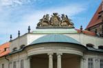 Queen Maria Theresa Entrance To The Castle In Prague Stock Photo