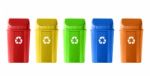 Recycle Bins Stock Photo