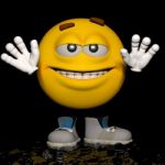 Easy Fella Emoticon Stock Photo