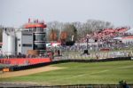 Stadium At Brands Hatch Racing Track Stock Photo