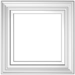 White Frame Stock Photo