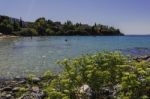 Beautiful Seascape Near A Village In Peloponesse Stock Photo