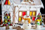 Gingerbread House Stock Photo