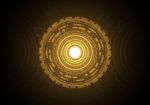 Technology Abstract Circle  Background Stock Photo