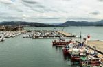 Santona Harbour Stock Photo