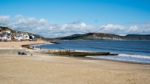 View Of The Beach At Lyme Regis Stock Photo