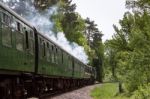 Kingscote, Sussex/uk - May 23 : Rebuilt Bulleid Light Pacific No Stock Photo